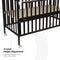 MOON Wooden Window crib(129X69X96 cm) -Dark choclate