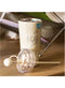 MOON Double Wall Smoothie Cup With Straw-White