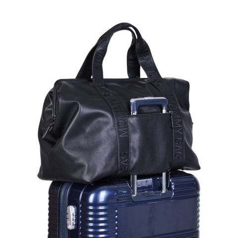 Mommy Bag Signature Simili Black Vegan Leather