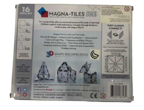 MAGNA-TILES® - Ice - 16 Pieces R.S