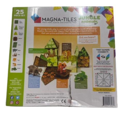 MAGNA-TILES® - Jungle Animals 25-Pieces R.S