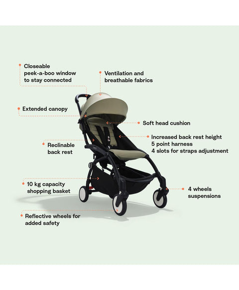 Stokke YOYO3 Frame 6+  ginger Bundle