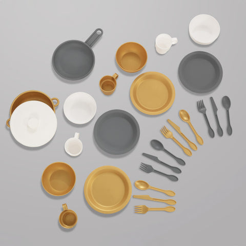 27-Piece Cookware Set - Modern Metallics - For shipping charges please contact us on WhatsApp