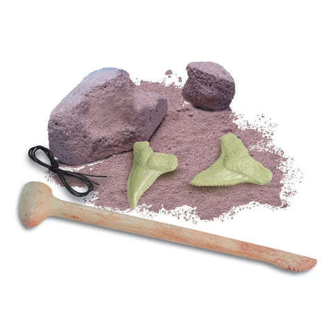 4M KidzLabs/Dig Glow Shark Tooth Fossils