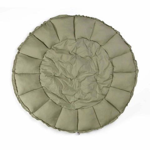 Play&Go - Bloom Organic Playmat and Storage Bag - Meadow Green