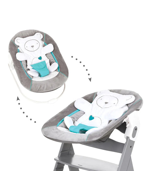 HAUCK  Alpha Bouncer 2 In1 / Bear Hearts Grey