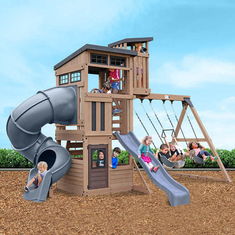 Kidkraft Gorilla Skyline Lookout Swing set - For shipping charges please contact us on WhatsApp