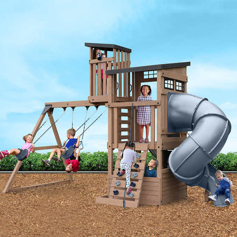 Kidkraft Gorilla Skyline Lookout Swing set - For shipping charges please contact us on WhatsApp