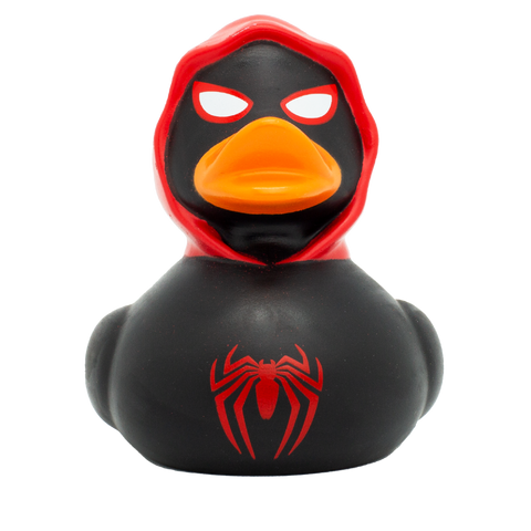 Black Spidy Duck, red