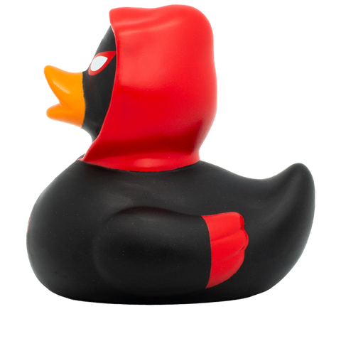 Black Spidy Duck, red