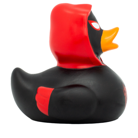 Black Spidy Duck, red