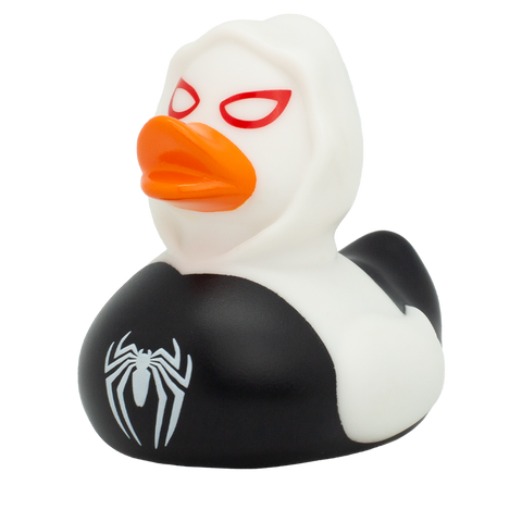 Black Spidy Duck, white