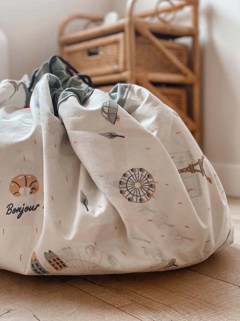 Play and Go - Playmat and Storage bag - Paris Map