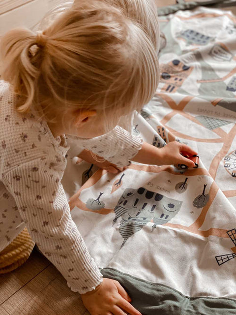 Play and Go - Playmat and Storage bag - Paris Map