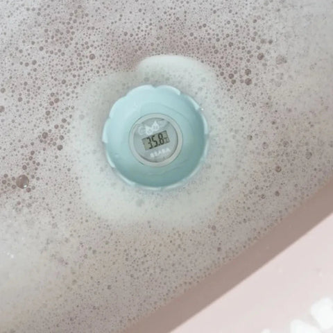 Beaba Lotus Multi-Functional Bath Thermometer Green/Blue