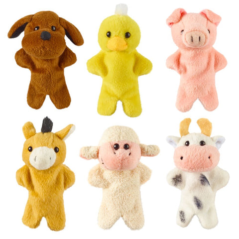 LITTLE Finger Puppets Farm Stuffed Animal Collection Assorted