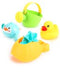 MOON Baby Bath Toys – Mini Floating Duck with Accessories