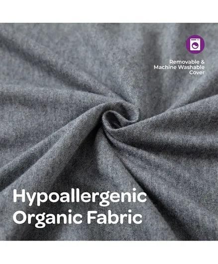 MOON Organic U Shaped Pregnancy Pillow - Grey