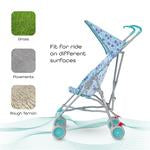 MOON - Jet Ultra Light Weight Fold Buggy Stroller Buggy  -  Printed Leaf