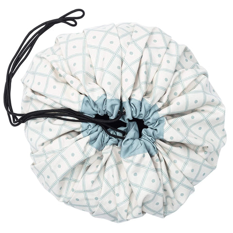 Play and Go - Playmat and Storage bag - Geo Green