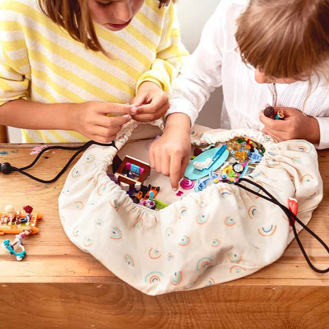 Play and Go - Playmat and Storage bag Mini - Rainbow