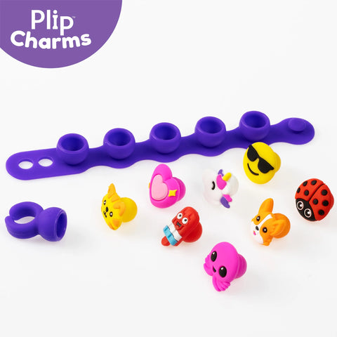 Fat Brain Toys Plip Charms Assortment - Clip-On Sensory Fidget Charm - 1 pack random color