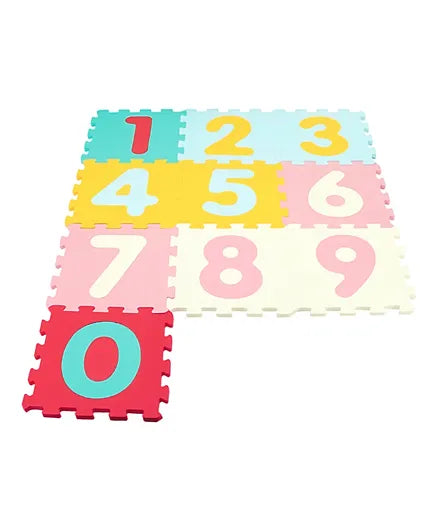 MOON Kids Puzzle Activity Floor Mat - 10PCS,NUMBER PUZZLE