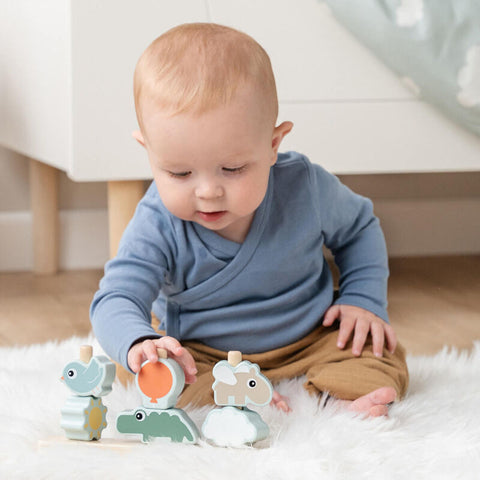 Stacking Toy Happy Clouds Colour Mix