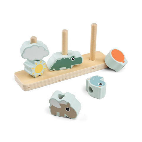 Stacking Toy Happy Clouds Colour Mix