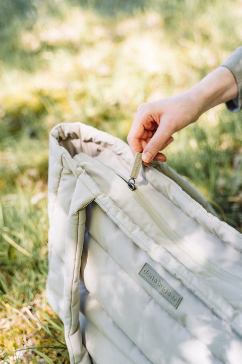 Quilted Changing Tote Bag Sand
