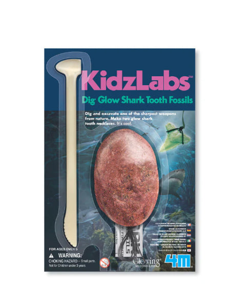 4M KidzLabs/Dig Glow Shark Tooth Fossils