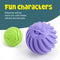 MOON Sensory Textured Toy Balls – 6-Pcs Solid Color Vibrant Balls