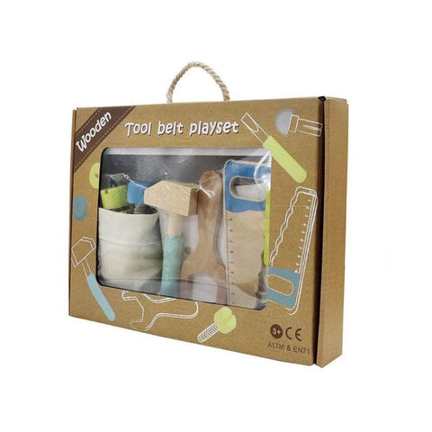 Andreu Toys - Wooden Tool Belt Playset
