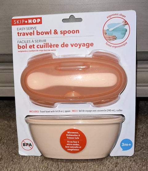 Skip Hop Easy Serve Travel Bowl & Spoon