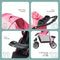 MOON Trek - One Fold Stroller - Pink