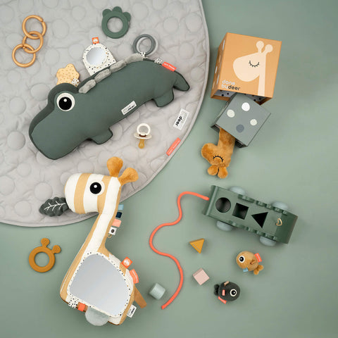 Tummy Time Activity Toy Croco Green