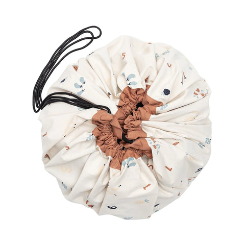 Play and Go - Playmat & Storage Bag - Veggie Numbers