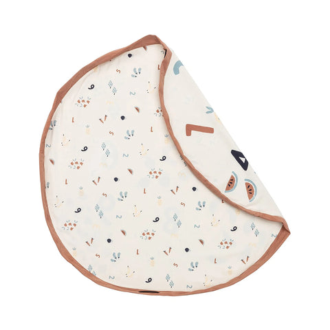 Play and Go - Playmat & Storage Bag - Veggie Numbers
