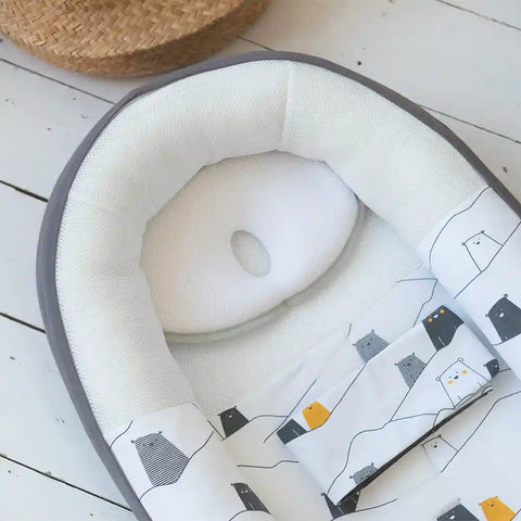 Doomoo Basics Baby Pillow White