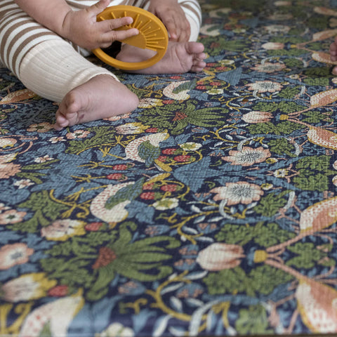 Totter & Tumble - Willow Boughs & Strawberry Thief Playmat