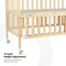 MOON Wooden Portable crib(129X69X96 cm) -Natural wood