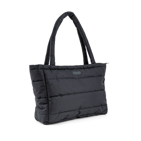 Quilted Changing Tote Bag Black