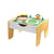 2-in-1 Activity Table with Board - Gray & Natural - www.toybox.ae
