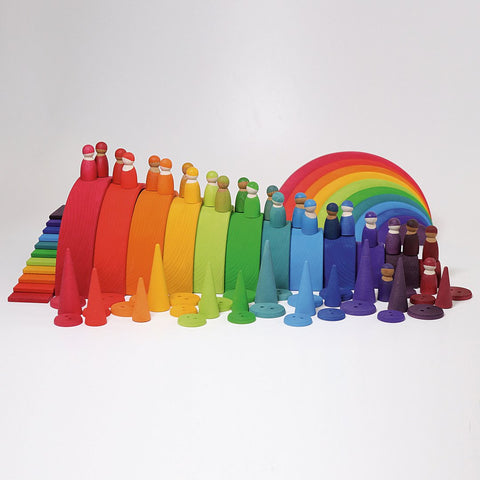Stacking Game Small Rainbow - www.toybox.ae