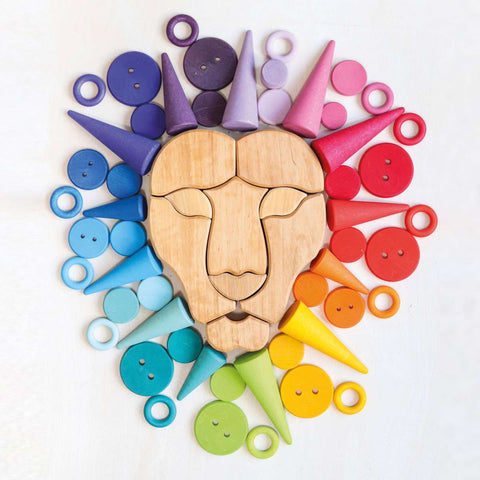 Building Set Rainbow Lion - www.toybox.ae