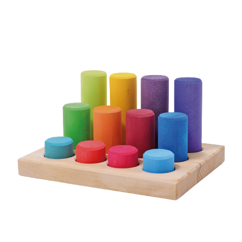 Stacking Game Small Rainbow - www.toybox.ae