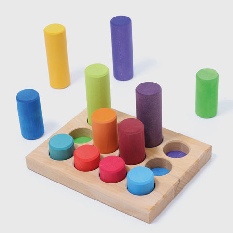 Stacking Game Small Rainbow - www.toybox.ae