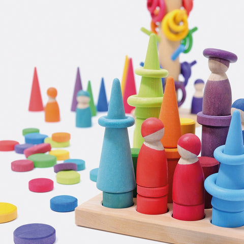 Stacking Game Small Rainbow - www.toybox.ae
