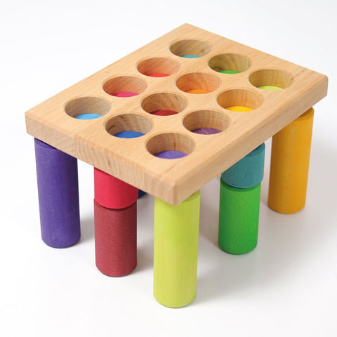 Stacking Game Small Rainbow - www.toybox.ae