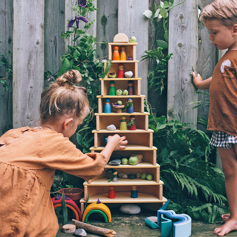 Grimms large rainbow natural - www.toybox.ae